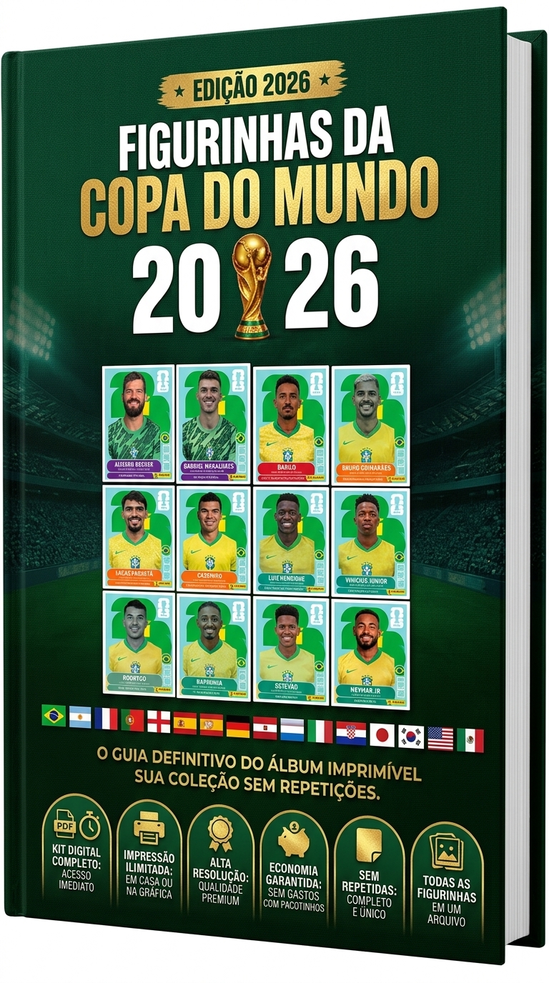 Figurinhas copa do mundo 2026 em pdf